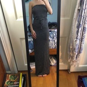 Long striped dress